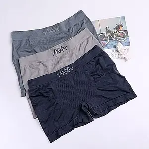 Premium Bahan Rajut Cd Pria Import Boxer Polos Cowok Dewasa