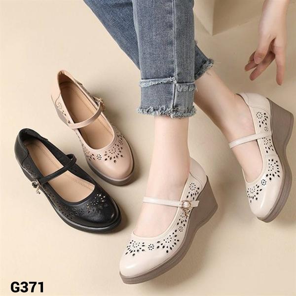 G371 Giày Búp Bê Da Bò Cao Cấp 6P Đế Xuồng Dáng Công Sở Labag – Phối Đồ Gu Tây Cực Sang