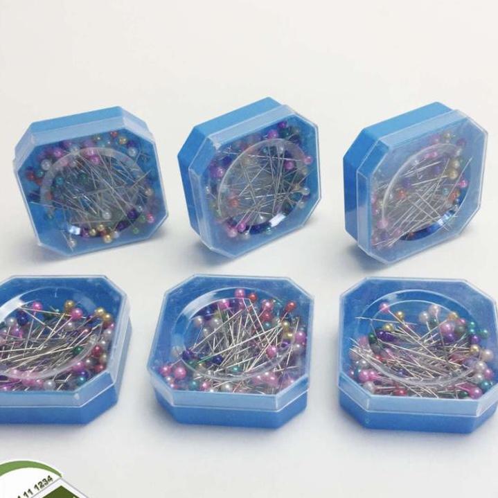 Product Introduction of hộp 100 kim ghi vải hình lục giác kim ghim sử dụng để cố định vải 1