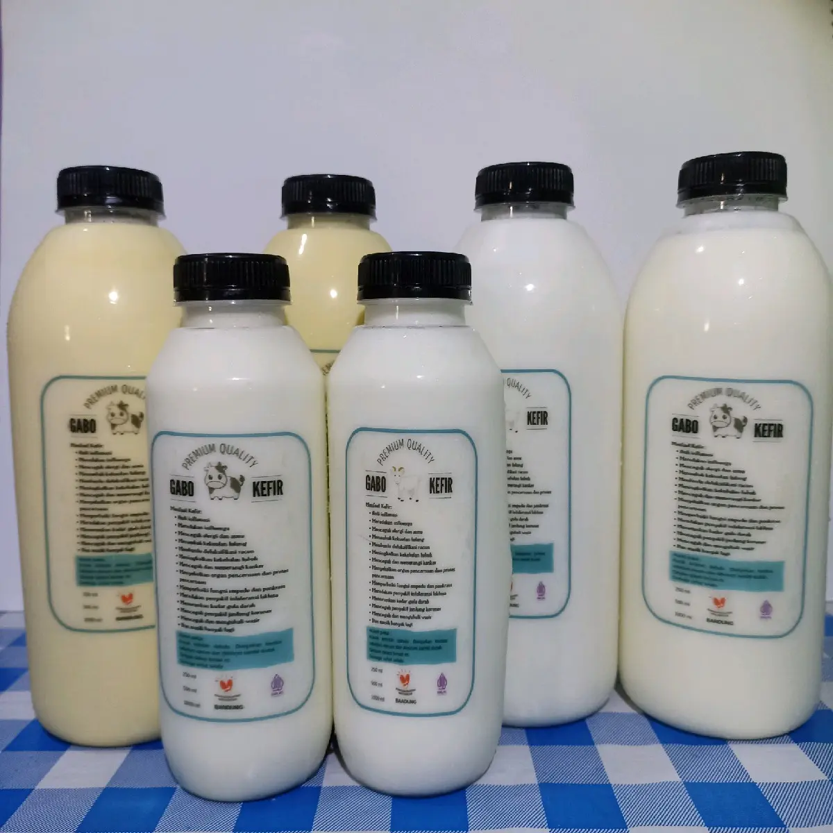 Susu kefir fermentasi sapi/kambing / rasa asam