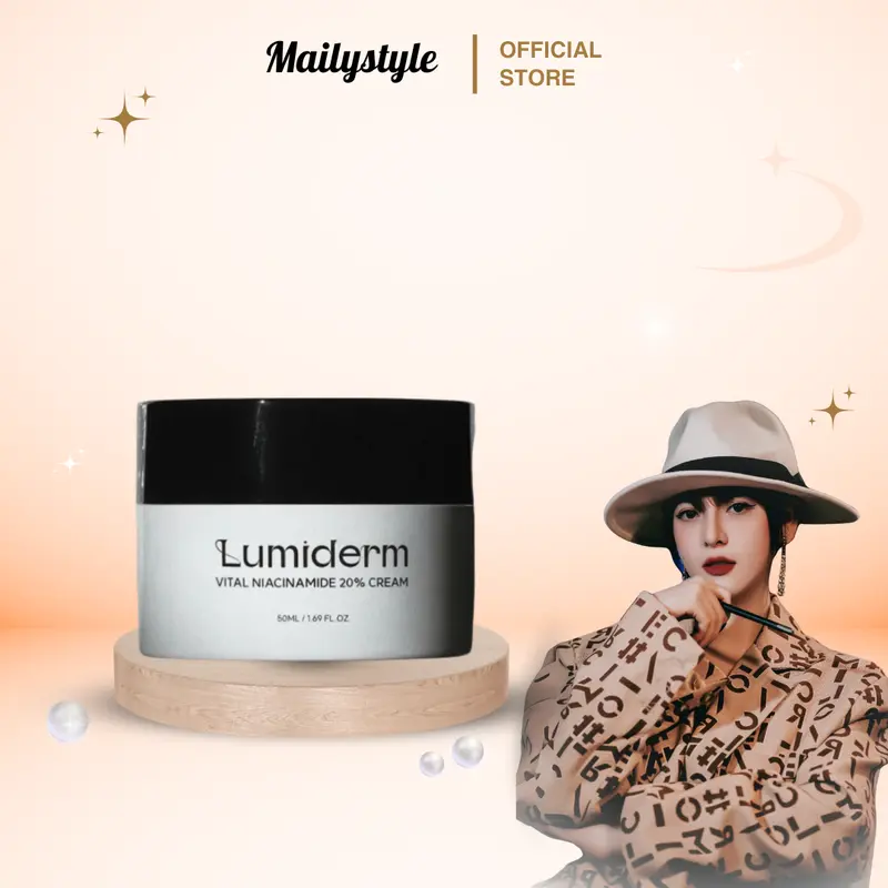 Q96_ Kem dưỡng Lumiderm vital niacinamide 20% cream hũ 50ml (Vỏ trắng) 0