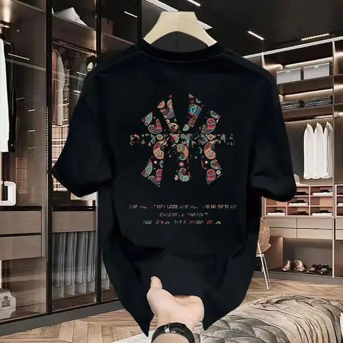 Áo Thun Cotton Ngắn Tay, Thương Hiệu Thời Trang Mùa Hè Cao Cấp Của Nam Giới, Áo Thun In Hình Hợp Xu hướng Áo Mỏng Thường Ngày Năm 2024