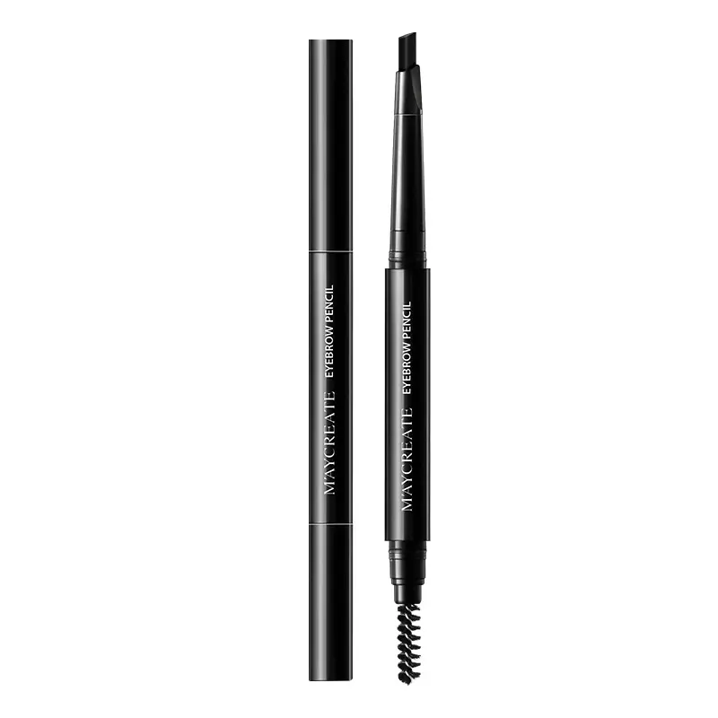 New Triangle Eyebrow Pencil Double Head Ultra-fine Head Women Waterproof Sweat-proof Natural Long Lasting