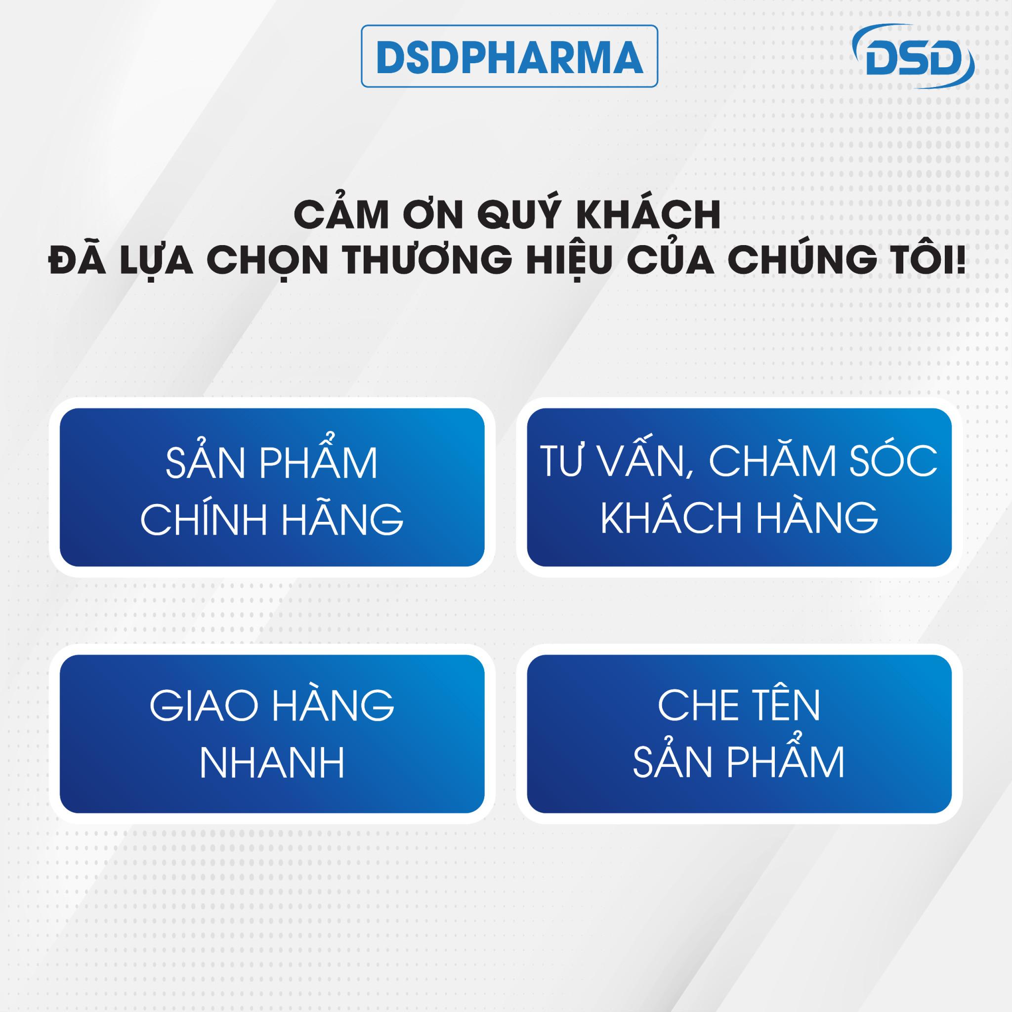 DSDPHARMA Viên Kẽm DSD Plus 60 Ngày Bổ Sung Kẽm 150mg - Bổ Sung Kẽm Biozinc & Vitamin Nhóm B, Nhân Sâm - Hộp 2 Lọ X 30 Viên