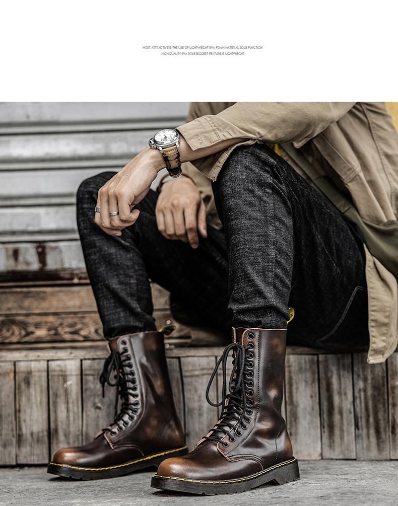 Product Introduction of But Martin, Untuk Lelaki, 14 Lubang, Bertali, But British, But Pasangan, Tersedia dalam Saiz 35-47 29