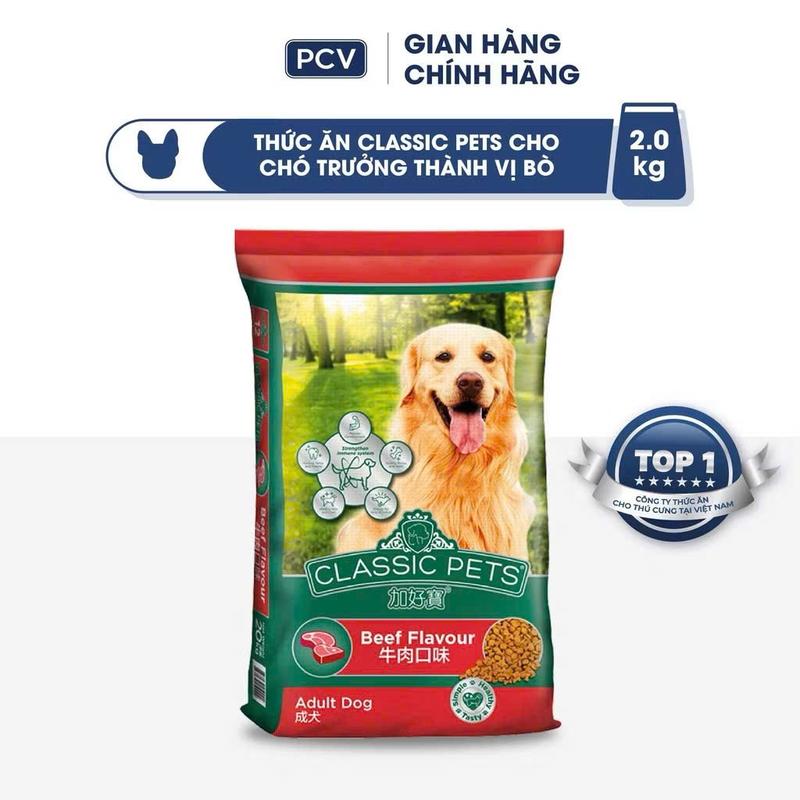 Product Introduction of ( Túi Chiết ) Thức Ăn Chó Classic Adult 1kg - Cho Chó Trưởng Thành 2