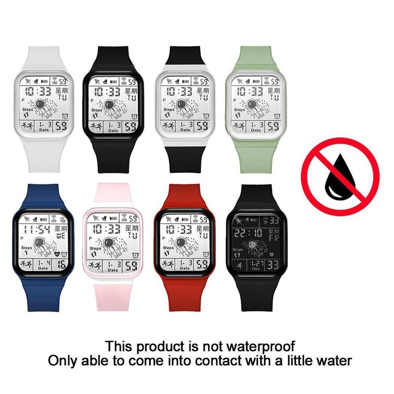 Product Introduction of Đồng Hồ Thể Thao LED Kỹ Thuật Số, Unisex, Với Màn Hình Phát Sáng, Silicon Thời Trang, I5G3 40