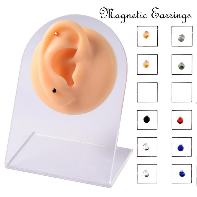 Product Introduction of Miếng Dán Thẻ, 12 Cái, Từ Tính, Không Xỏ Lỗ, Cho Tai, Môi Và Khuyên Mũi 20