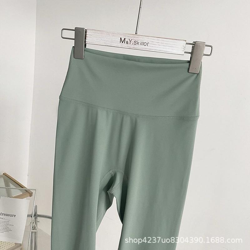 Product Introduction of Quần tập gym,yoga,pilates legging nữ vải Lulu cao cấp bản eo 9p thun mềm mát gen bụng QC(có sẵn) 38