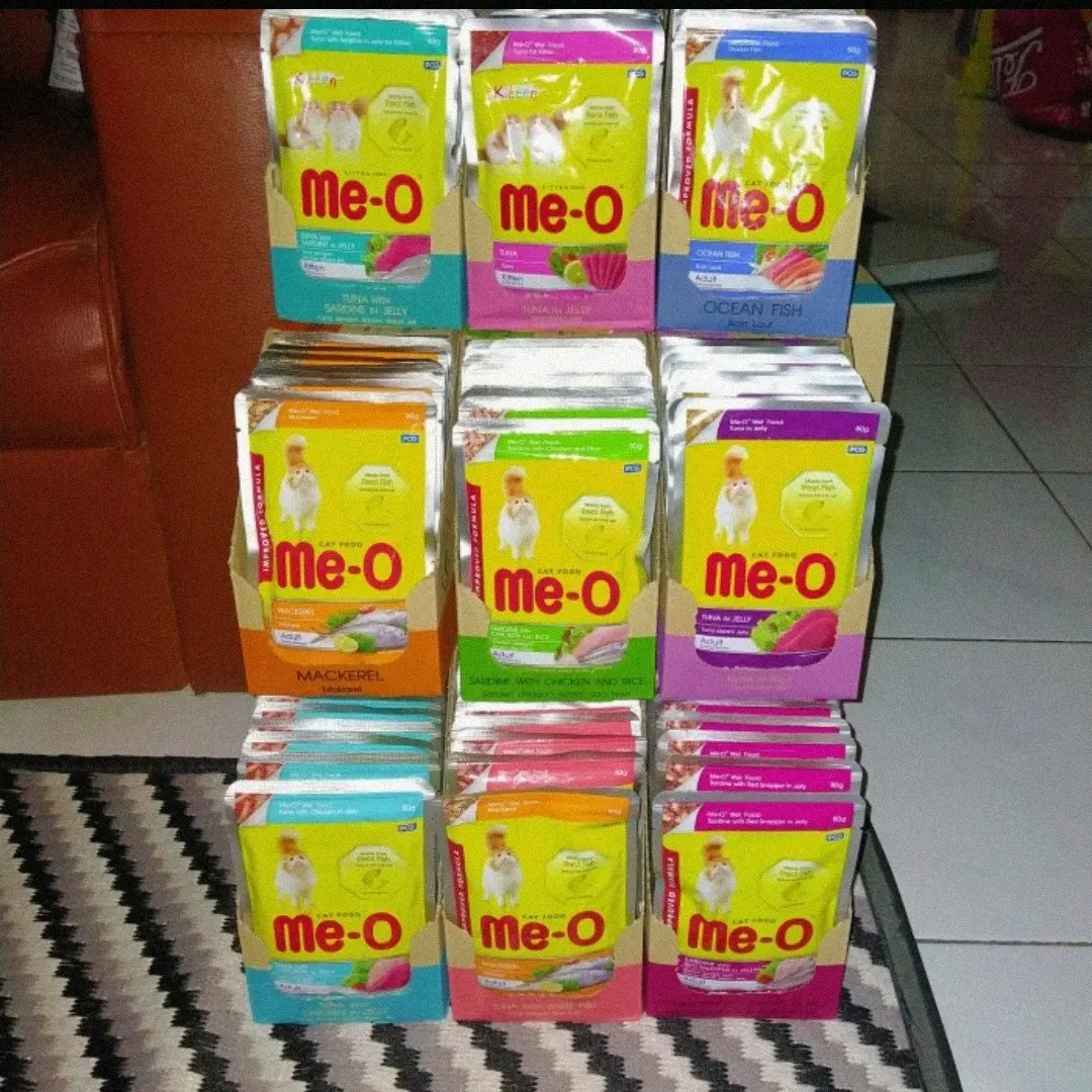 Makanan Kucing Wet Food Meo Pouch All Varian Kitten dan Adult
