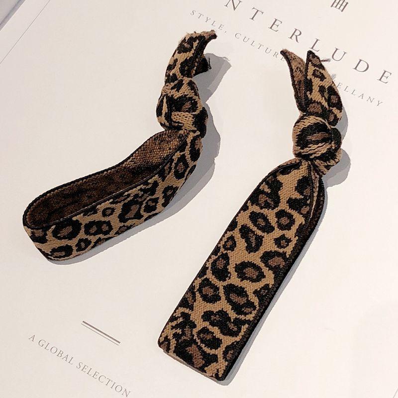 Product Introduction of Korean Style Simple Colorful High Elastic Rubber Band Bracelet Tie up a Bun Hairstyle Leopard Print Hair Rope 12