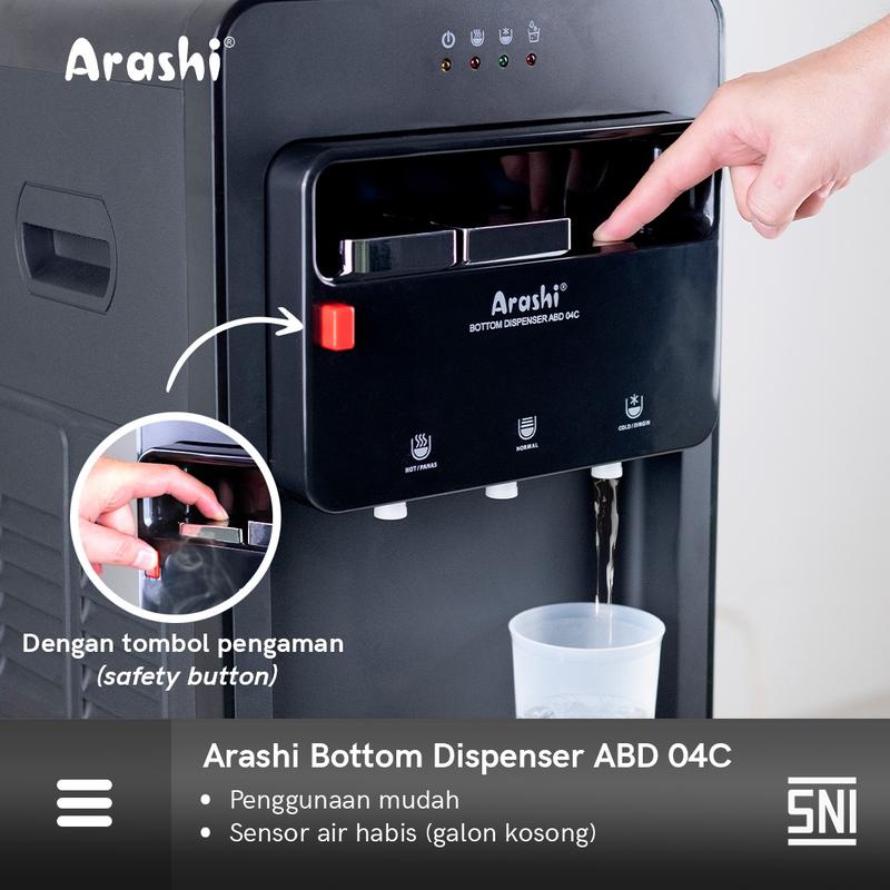 ARASHI ABD04C Dispenser Galon Bawah Air Black 1