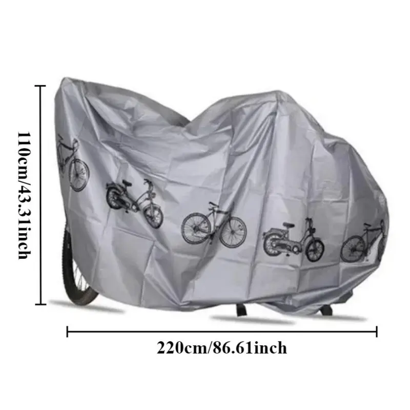 Bicycle Cover, Waterproof Dustproof Bike Cover, Outdoor Sunshade Cover, Bicycle Accessories for Outdoor Cycling 1