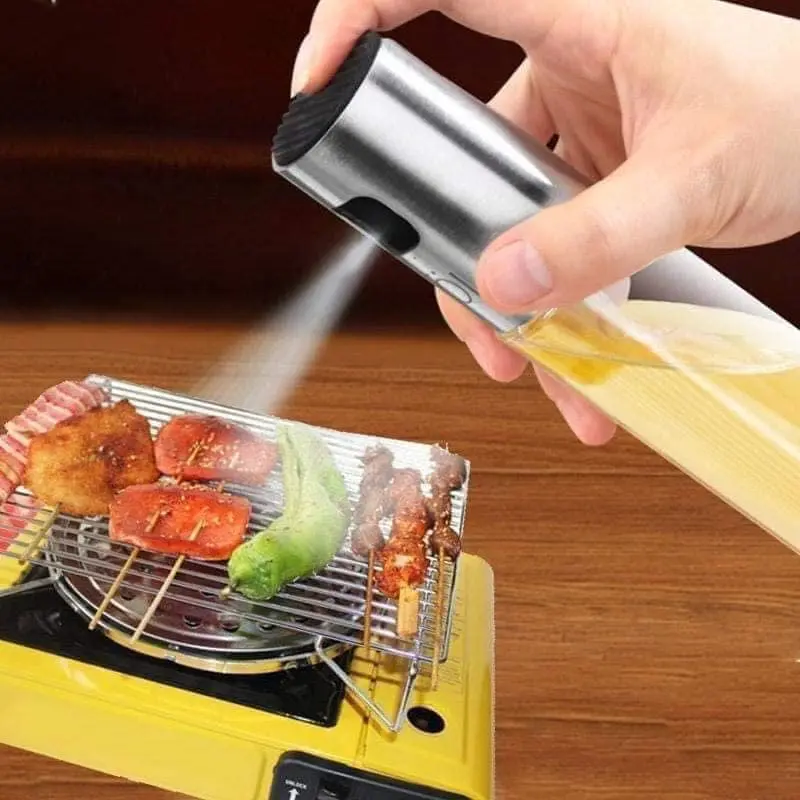 Bình xịt dầu thủy tinh dùng cho nồi chiên không dầu 1
