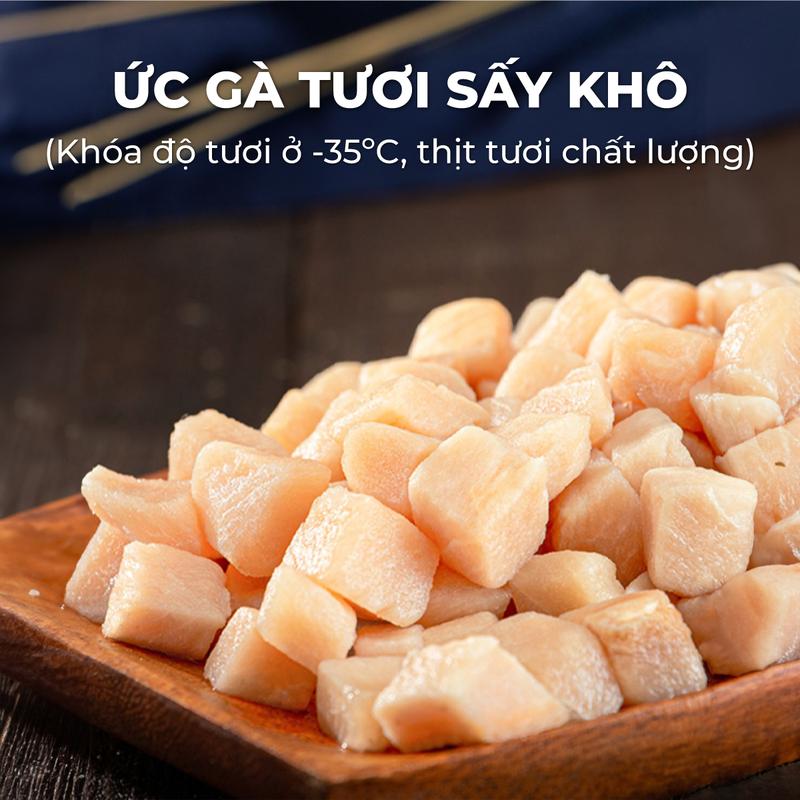 Gà sấy khô cho chó mèo MasterCare For Pet 90g, thức ăn dinh dưỡng cho thú cưng - MINIMAL Pet