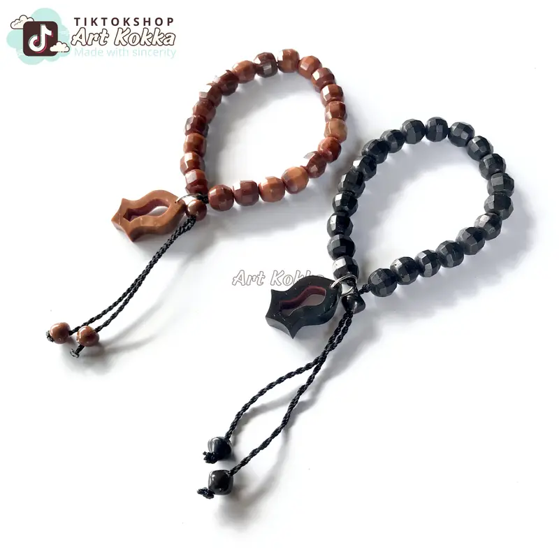 Gelang Koka Crystal Terompah Cutting Free Box Aesthtic Kaokah Kating Kokka amethyst 8