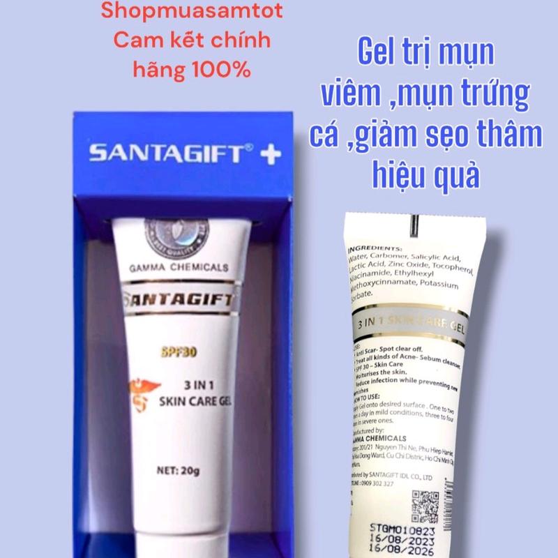  gel santagift mụn ức chế sắc tố da chống nắng thâm do mụn  liền sẹo hiệu quả 20g Làm Đẹp Da Skincare 