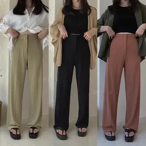 SH| [READY] Kulot Ramos |  Kulot Highwaist Korean Style | Fashion Bawahan Wanita