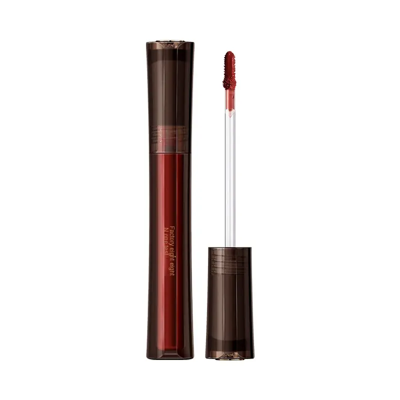 Leezi Black Bottle Velvet Air Lip Lacquer White Matte Finish Soft Mist Color Lip Mud in Stock High-Grade Makeup Lipstick Lip Gloss