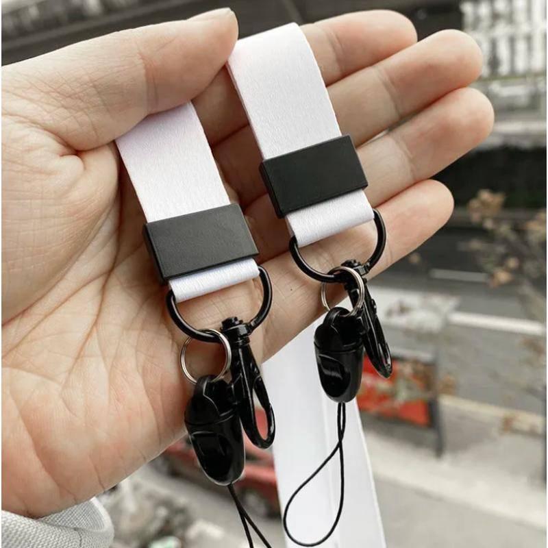 mobile phone lanyard Small rope, black and white, prevents loss. For men and women 3