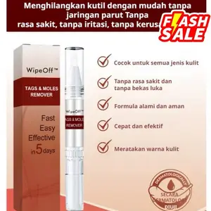 [Scar Removal] WIPE OFF TAGS Wart Removal Wart Removal Pen Penghilang Tahi Lalat Krim Penghilang Kutil Dan Tahi Lalat Untuk Semua Jenis Kulit Moles Remover Penghilang Kutil Dan Tahi Lalat , SkinCare ScarCare Perawatan Treatment Menyembuhkan