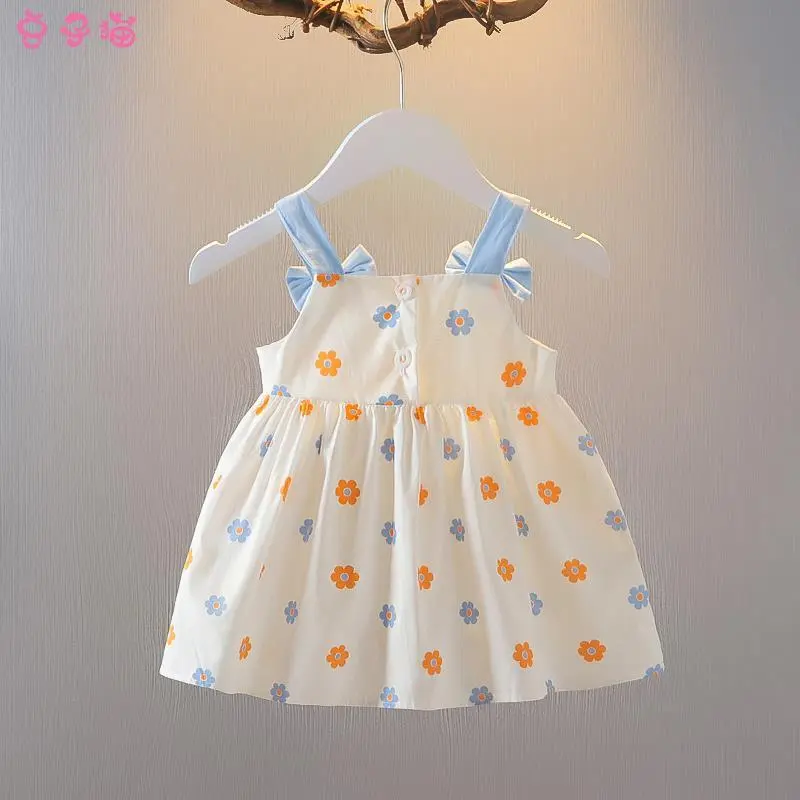 Quần áo trẻ em Nhỏ Váy mùa hè cho bé gái mới Váy bé gái Váy địu công chúa cho bé gái Váy áo vest cho trẻ em 2