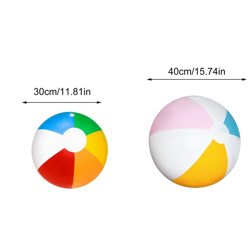 Product Introduction of Inflatable Beach Ball Swimming Toys Colorful Water Game Play Balls Outdoor Kids Floaters Balloon 0