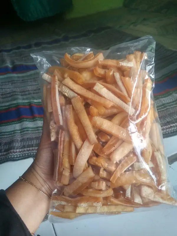Krecek Rambak Kulit Sapi Stick Tebal Asin Kerupuk Food 1