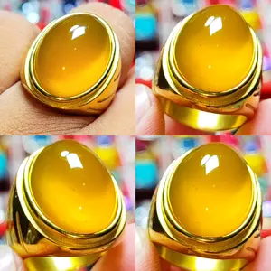 Batu Akik Natural Yellow Sunkis Super Kristal High Quality