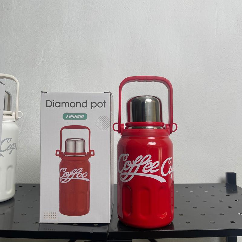 Bình Giữ Nhiệt Coffe Cup Dung Tích ,1000ml 800Ml. Bình Đựng Nước Bằng Chất Liệu Inox 316 7