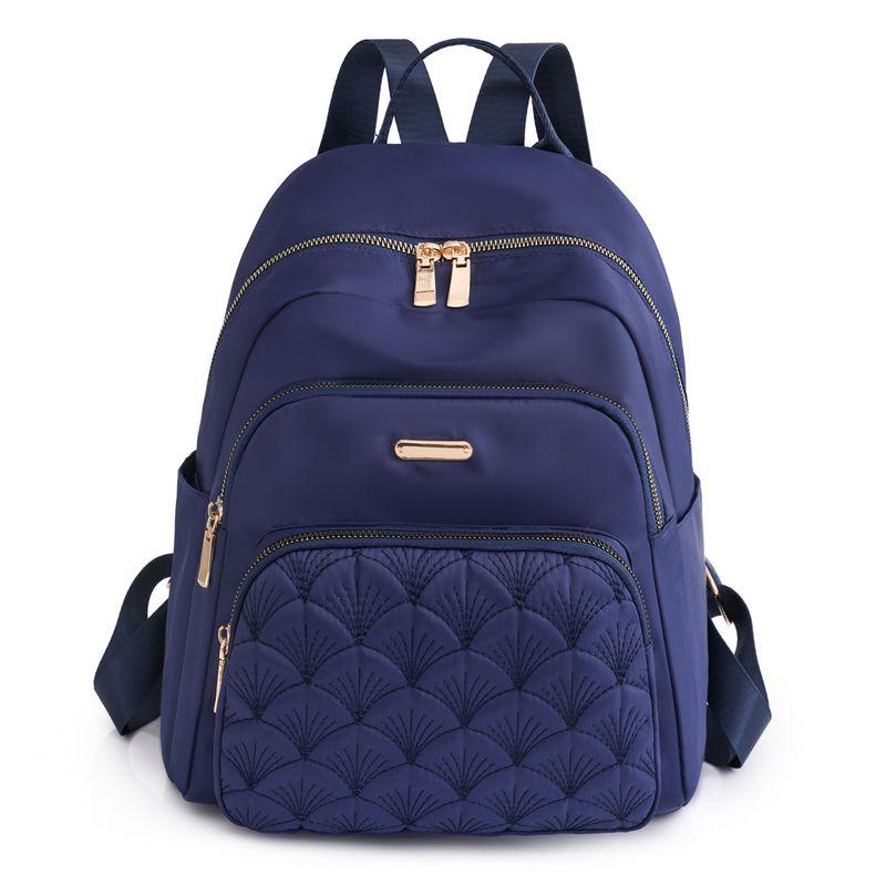 2024 Oxford Cloth Nylon Travel Trip Backpack Women's Casual Fashion Canvas Student Schoolbag Mother Bag Women_voghion.com