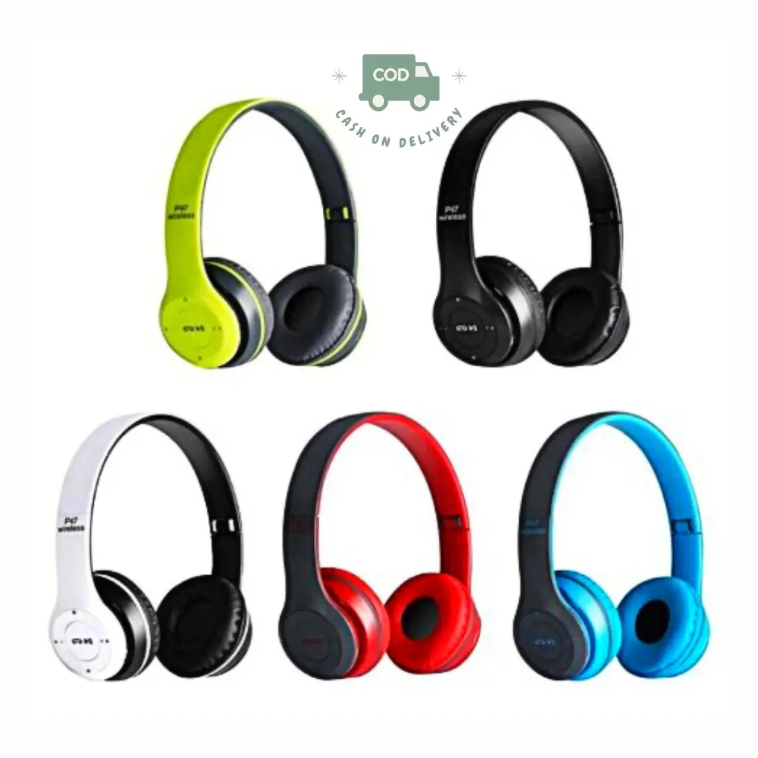 Headset bluetooth wireless p47 On Ear