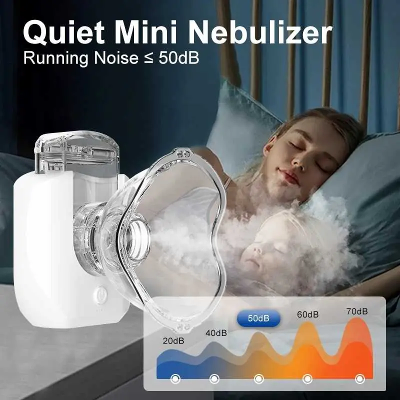LEGGONG Alat Terapi Pernapasan Handheld Nebulizer Inhaler Atomizer - HSK-W005 5