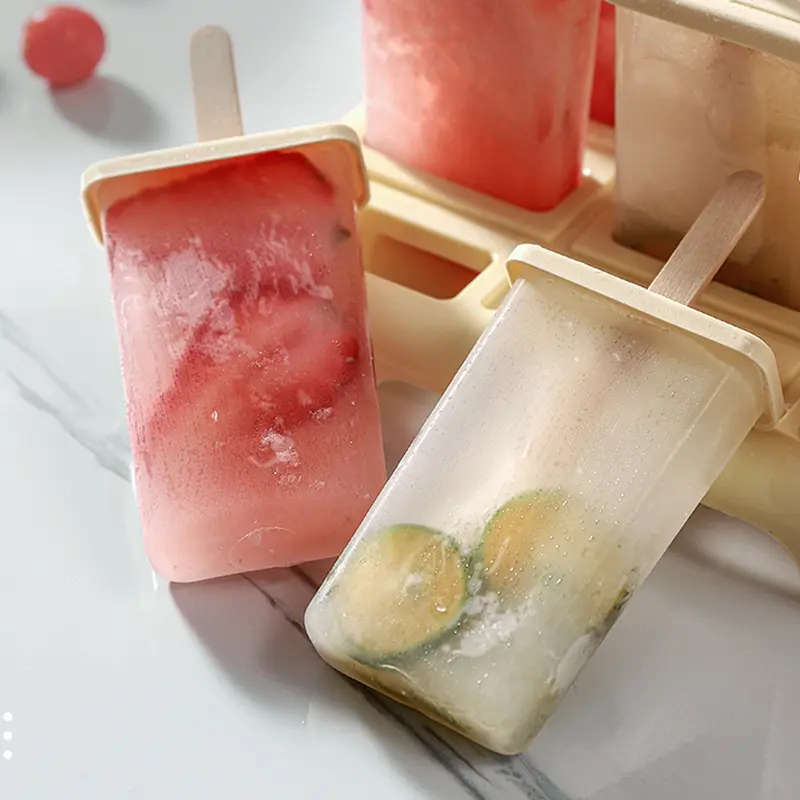 Khuôn Kem Que, Máy Làm Kem Tự Làm, Hộp Đá Tự Làm, Có Que Nhựa, Khuôn Kem Que, Khay Làm Đá Viên Dụng Cụ Nhà Bếp 3