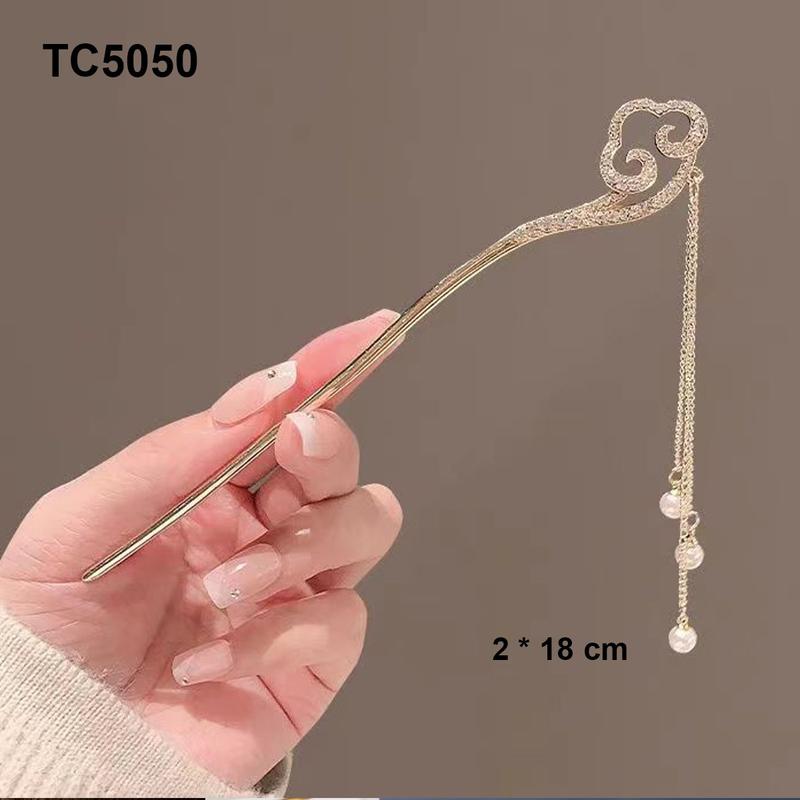  GOTI Trâm Cài Tóc Gọng Kim Loại Hình Mây Đơn Giản Phong Cách Cổ Điển Hiện Đại Thanh Lịch Làm Quà Tặng Cho Nữ TC5050 