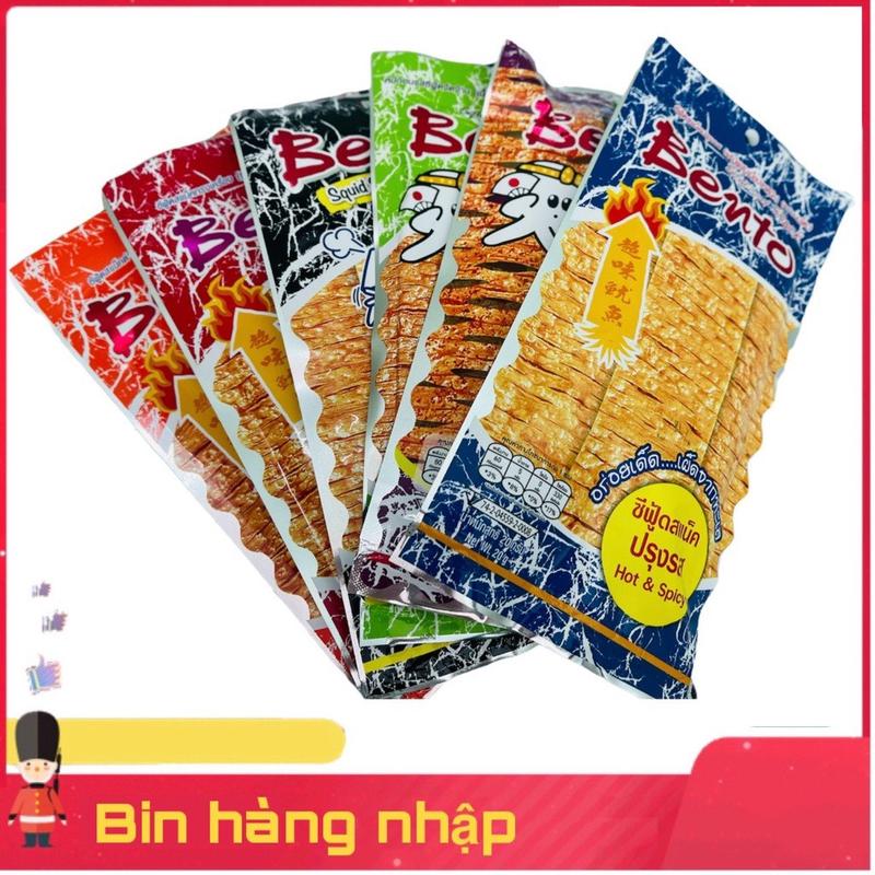 3 gói mực bento thái lan 20g Snack Ăn Vặt Cay Chua Food Thức Ăn