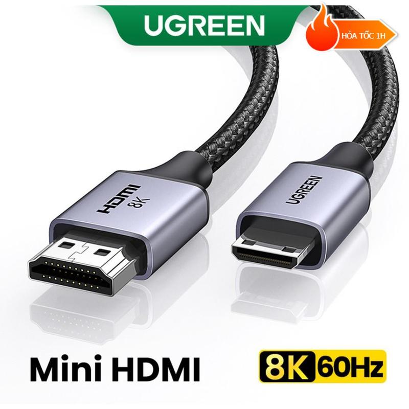  Cáp Mini HDMI to HDMI Ugreen 15514 15515 HD163 HD8K@60Hz,Hỗ trợ Dynamic HDR eARC Chính Hãng Cao cấp Phụ Kiện 