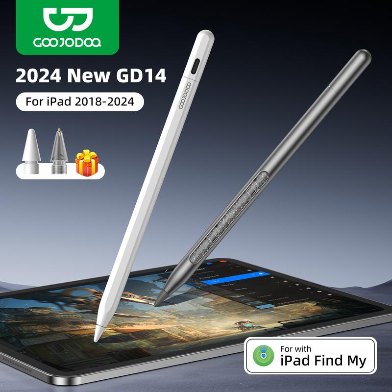 bút cảm ứng Chương trình tùy chỉnh Goojodoq GD14 Tìm bút cho iPad Gen 10/9 Air4/5/6 Pro 11/12.9/13 Phụ Kiện