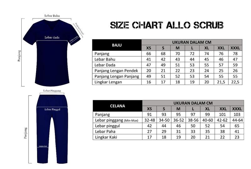 Product Introduction of [Two Tone Collection Abu] Alloscrub/Allo scrub/Scrub Dokter / Baju Jaga Dokter / Baju OK / Baju Perawat / Dokter Lengan Pendek Warna Abu Denim Katun 0