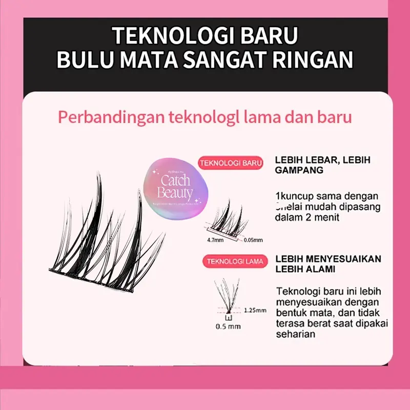 CB ulu Mata Palsu Berkualitas Tinggi Eyelash Extension 11/12/13mm Natural Ekstensi Bulu Eyelash Little Devil Bulu Mata Palsu 3