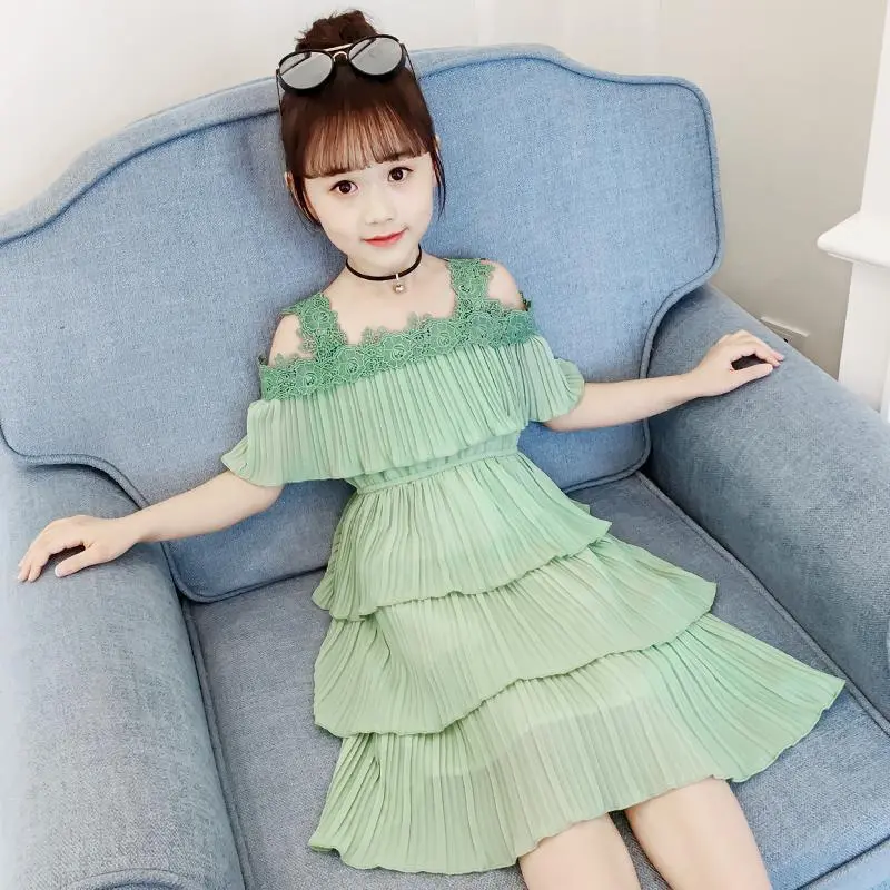 Váy Mùa Hè, Cho Bé Gái, Phong Cách Hàn Quốc, Cỡ Trung Bình Và Lớn, Váy Công Chúa Siêu Thời Trang, Váy Bé Gái, Hàng Mới Về Năm 2024