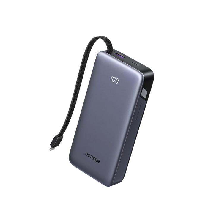 Gambar UGREEN Powerbank Built In Cable 20000 mAh Fast Charging 67W Type C 55996B dari Level99Store Kota Surabaya Tokopedia