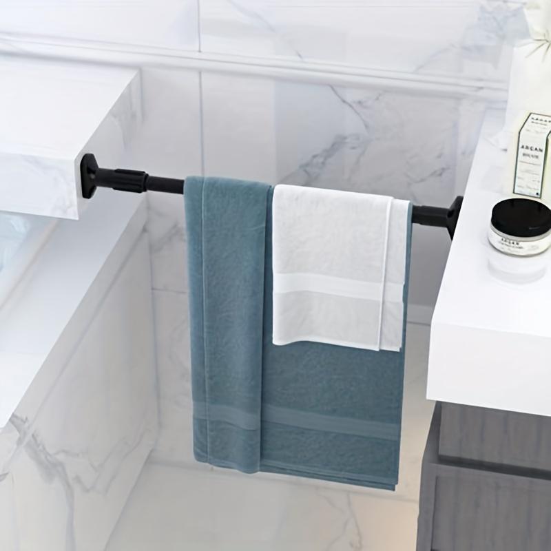 Product Introduction of 1pc Multifunctional Telescopic Rod - Easy Install, No Punching Required - Shower, Door, Wardrobe, Drying Rod - Bathroom Accessory 7
