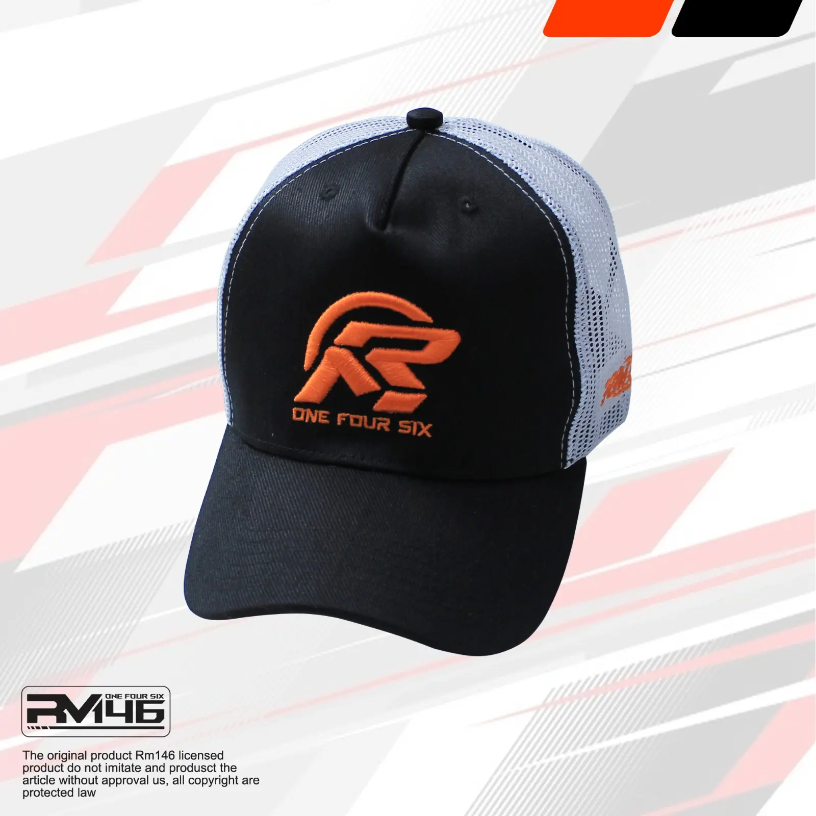 Topi Pria Wanita Jaring Trucker Hat Full Bordir Dewasa Outdoor Premium RM146