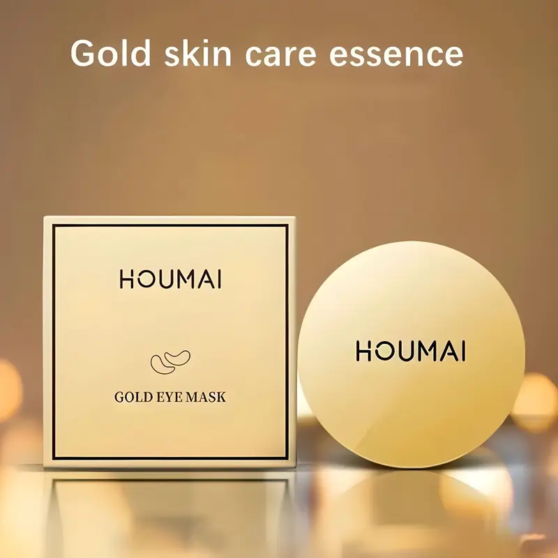 24k Gold Collagen Eye Mask, 60pcs/set Hydrating Eye Gel Patch, Moisturizing Beauty & Personal Eye Care Product 7
