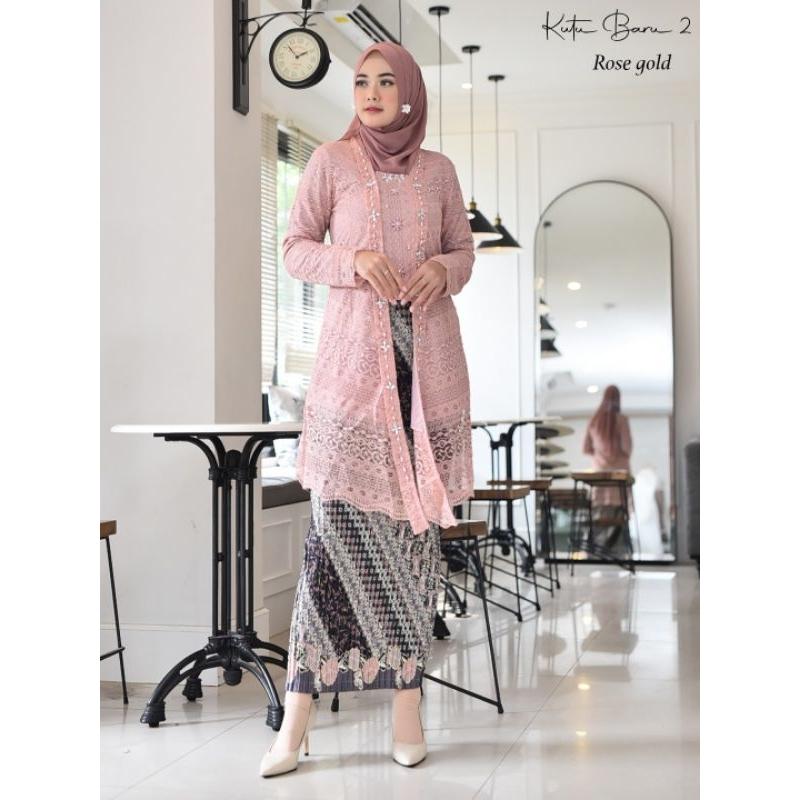 NEW SET KUTU BARU MALIKA/SET TUNIK MALIKA/SET TUNIK DELISA/SET KEBAYA PESTA/SET KEBAYA WISUDA/SET TUNIK SERAGAMAN 5