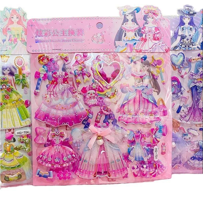 Đồ chơi Sticker 3D nổi thay trang phục công chúa 2 lớp, Hình - TikTok ...