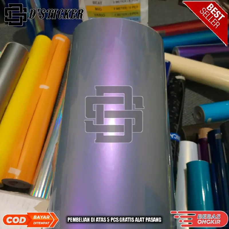 sticker skotlet warna VOLCANO GREY kualitas premium 6