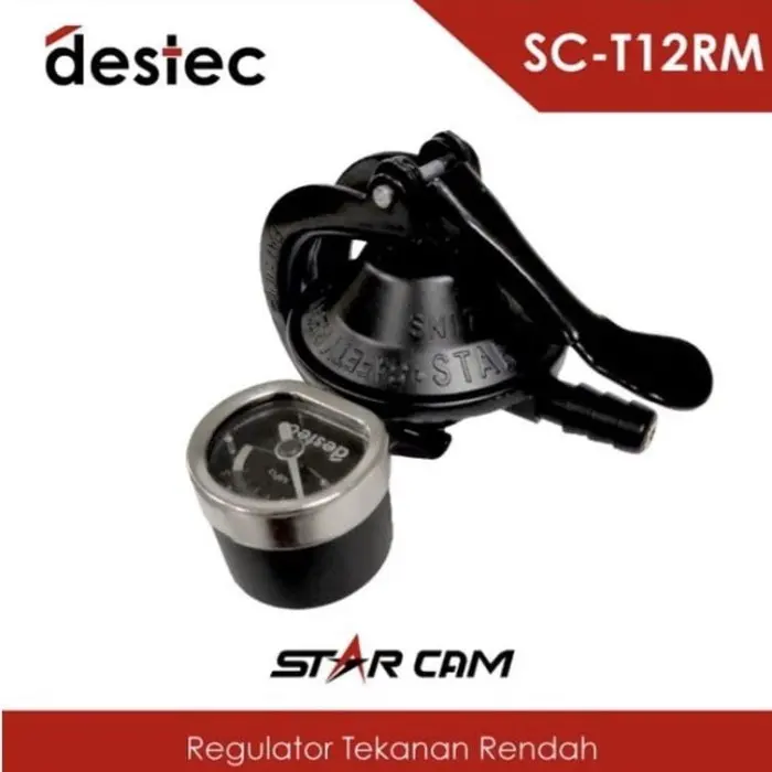 Regulator gas star cam meter SC-T12RM tekanan rendah 0
