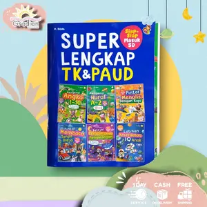 Buku Persiapan Masuk SD Paket Isi 6 Buku / Buku Aktivitas Anak Belajar Membaca Menulis Berhitung Lengkap